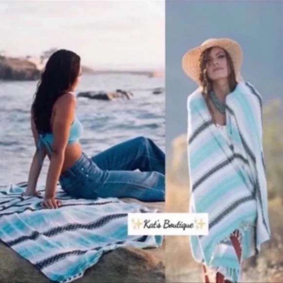 Sand Cloud Accessories Sand Cloud Mint Baja Regular Size Beach Towel 355x7 Poshmark